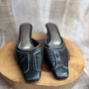 Source Unknown Black Women's Mules